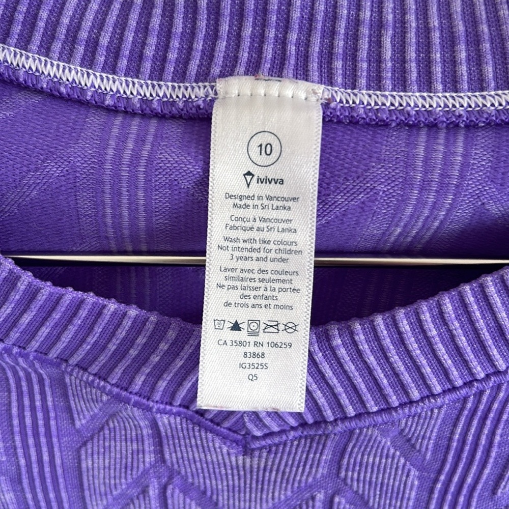 Ivivva size 10 girls - thicker than a swifty